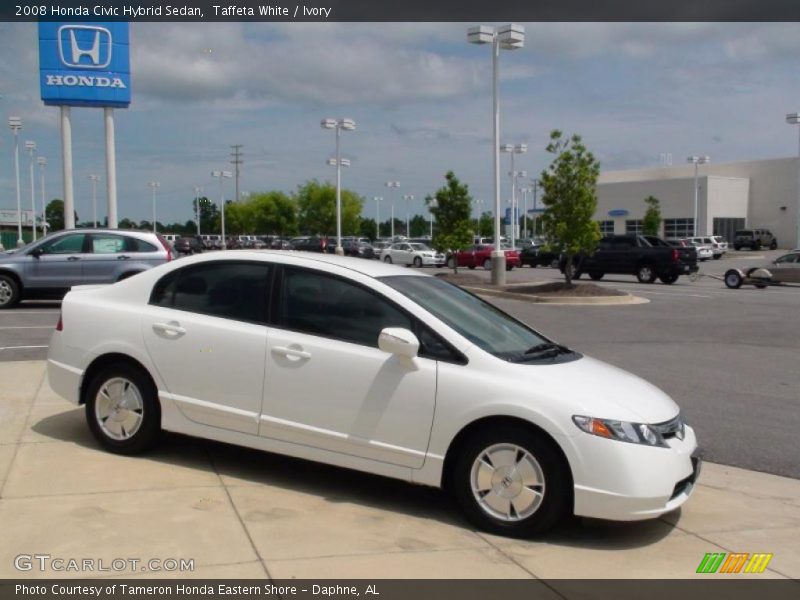 Taffeta White / Ivory 2008 Honda Civic Hybrid Sedan