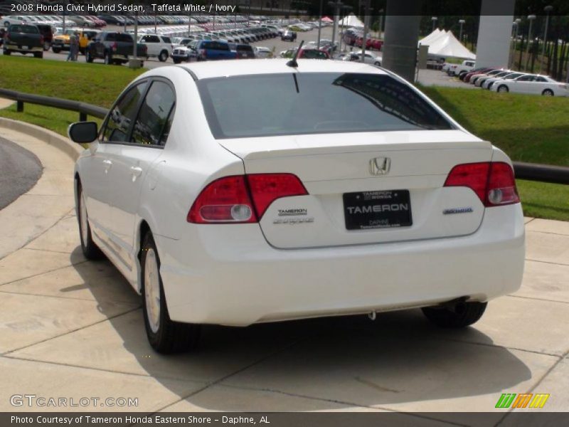 Taffeta White / Ivory 2008 Honda Civic Hybrid Sedan