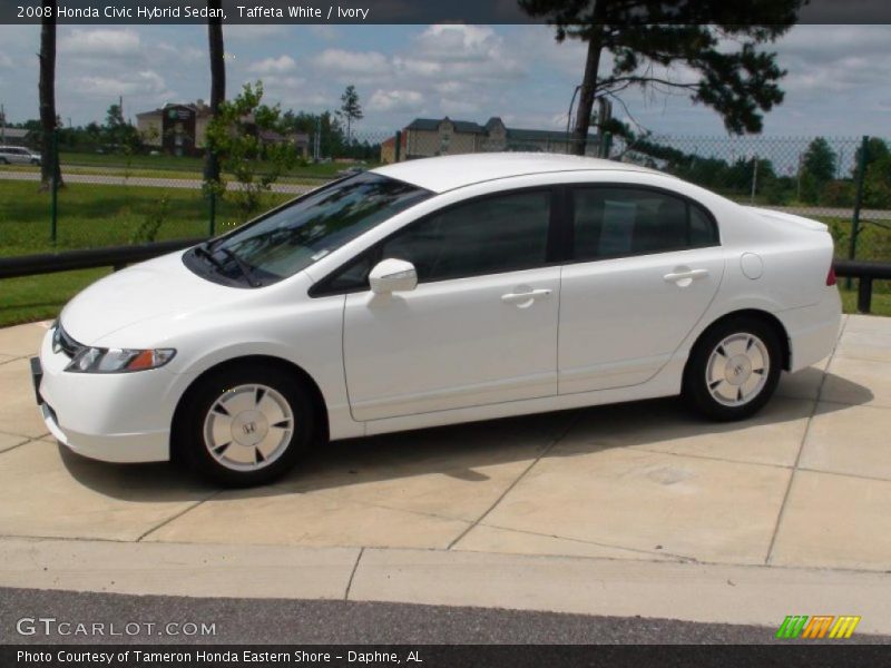 Taffeta White / Ivory 2008 Honda Civic Hybrid Sedan