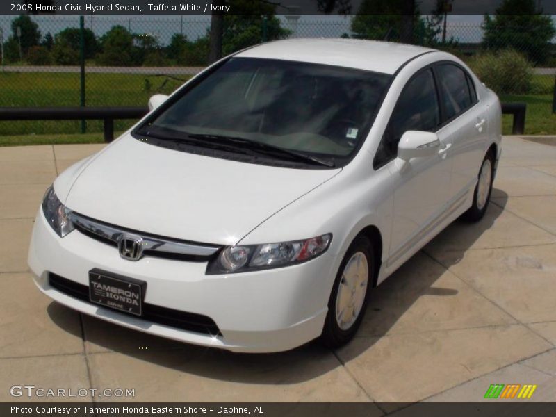 Taffeta White / Ivory 2008 Honda Civic Hybrid Sedan