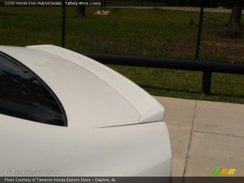 Taffeta White / Ivory 2008 Honda Civic Hybrid Sedan