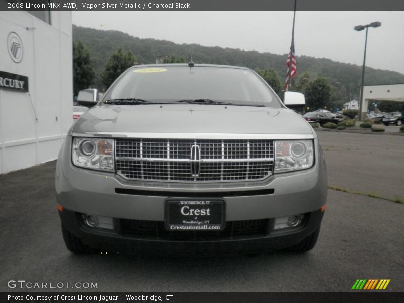 Vapor Silver Metallic / Charcoal Black 2008 Lincoln MKX AWD