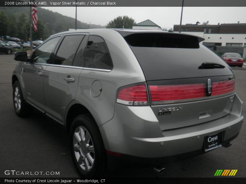 Vapor Silver Metallic / Charcoal Black 2008 Lincoln MKX AWD