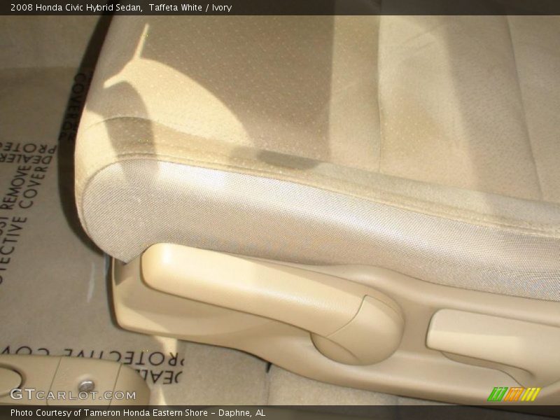 Taffeta White / Ivory 2008 Honda Civic Hybrid Sedan