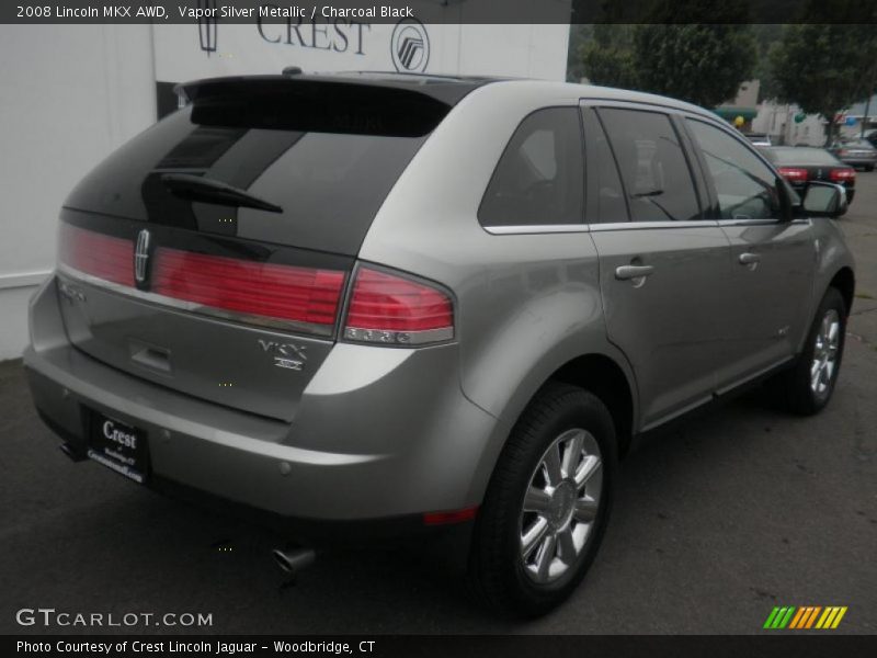 Vapor Silver Metallic / Charcoal Black 2008 Lincoln MKX AWD