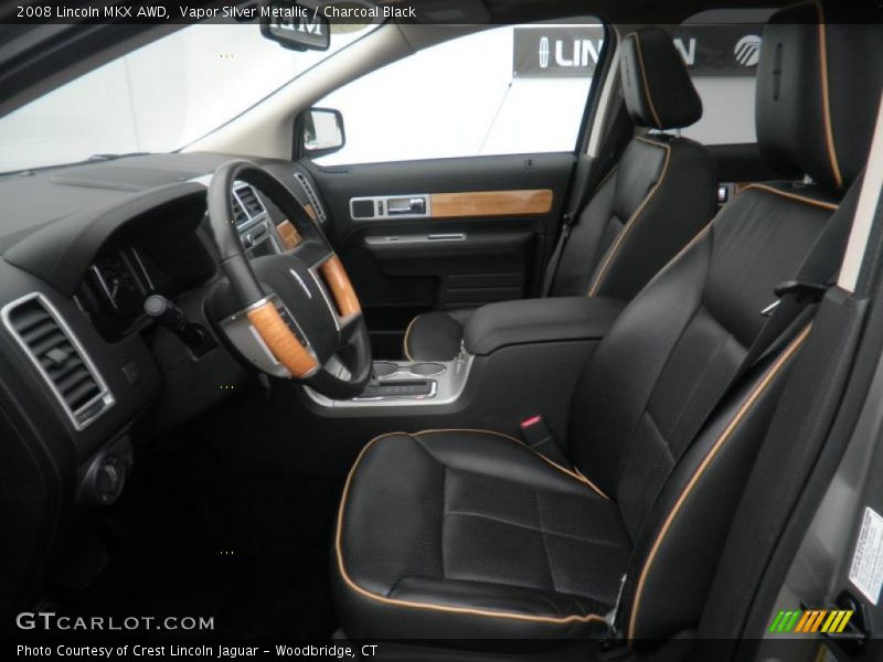 Vapor Silver Metallic / Charcoal Black 2008 Lincoln MKX AWD