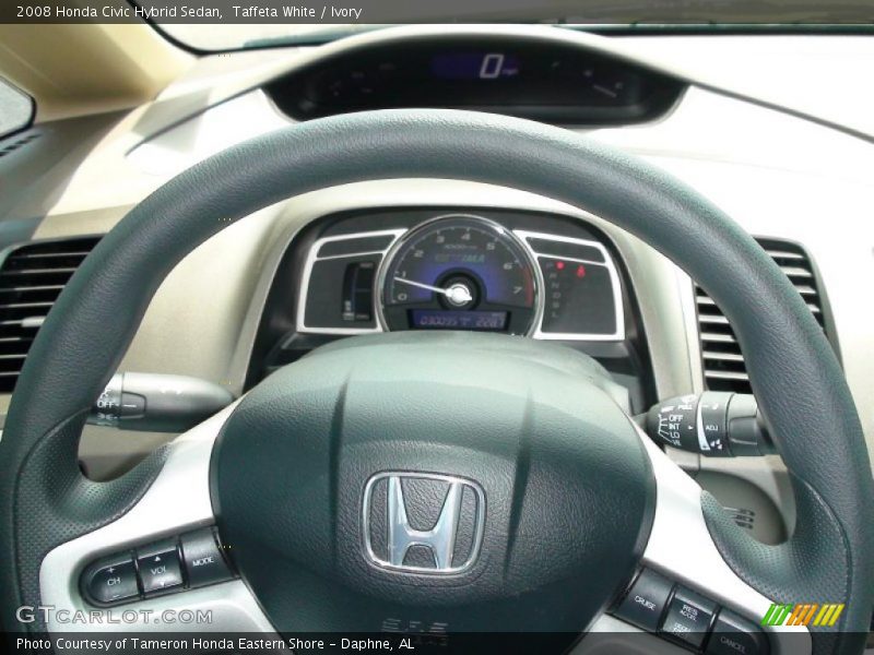 Taffeta White / Ivory 2008 Honda Civic Hybrid Sedan