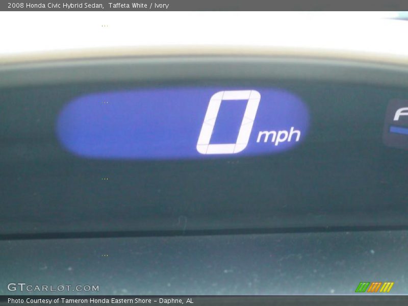 Taffeta White / Ivory 2008 Honda Civic Hybrid Sedan