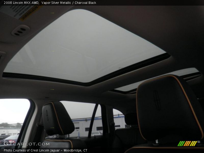 Vapor Silver Metallic / Charcoal Black 2008 Lincoln MKX AWD