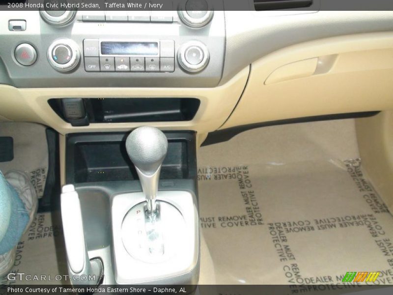 Taffeta White / Ivory 2008 Honda Civic Hybrid Sedan