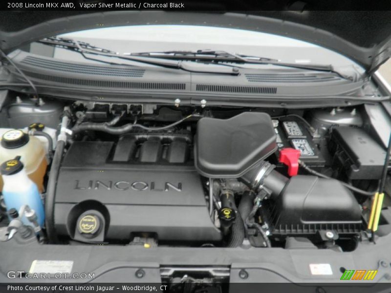 Vapor Silver Metallic / Charcoal Black 2008 Lincoln MKX AWD