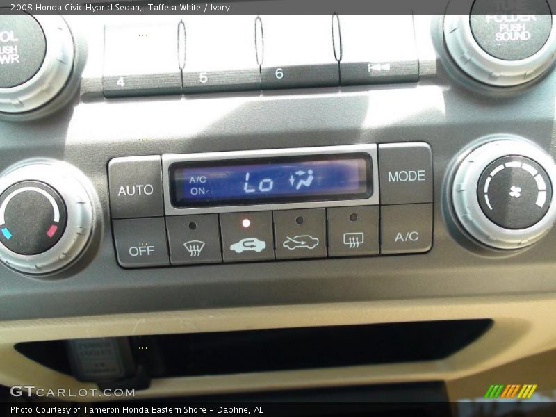 Taffeta White / Ivory 2008 Honda Civic Hybrid Sedan