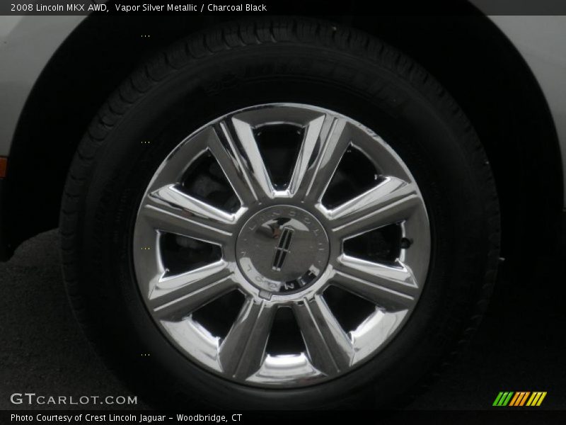 Vapor Silver Metallic / Charcoal Black 2008 Lincoln MKX AWD