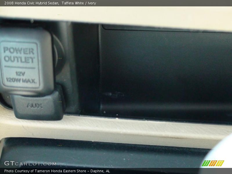 Taffeta White / Ivory 2008 Honda Civic Hybrid Sedan