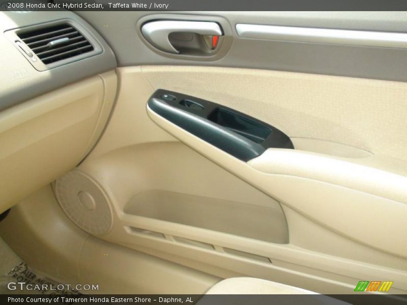 Taffeta White / Ivory 2008 Honda Civic Hybrid Sedan