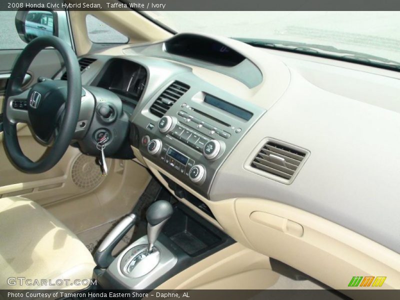 Taffeta White / Ivory 2008 Honda Civic Hybrid Sedan