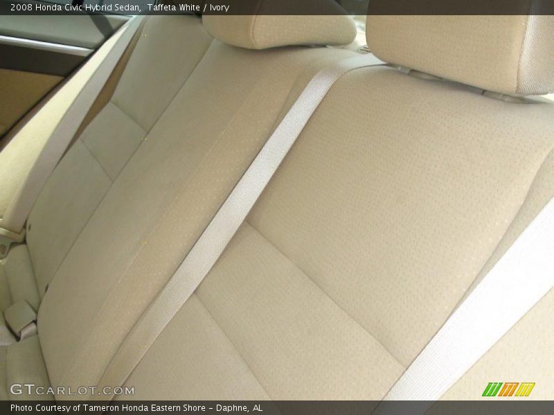 Taffeta White / Ivory 2008 Honda Civic Hybrid Sedan
