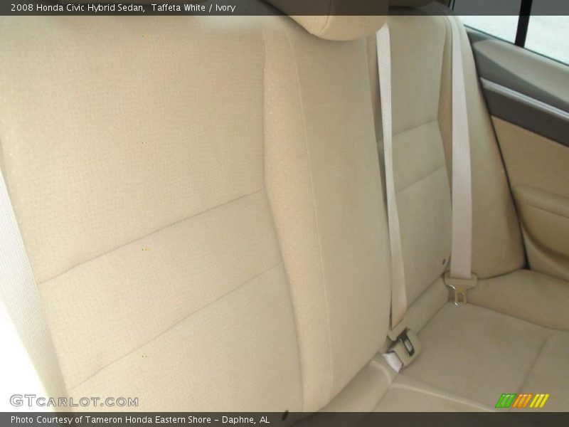 Taffeta White / Ivory 2008 Honda Civic Hybrid Sedan