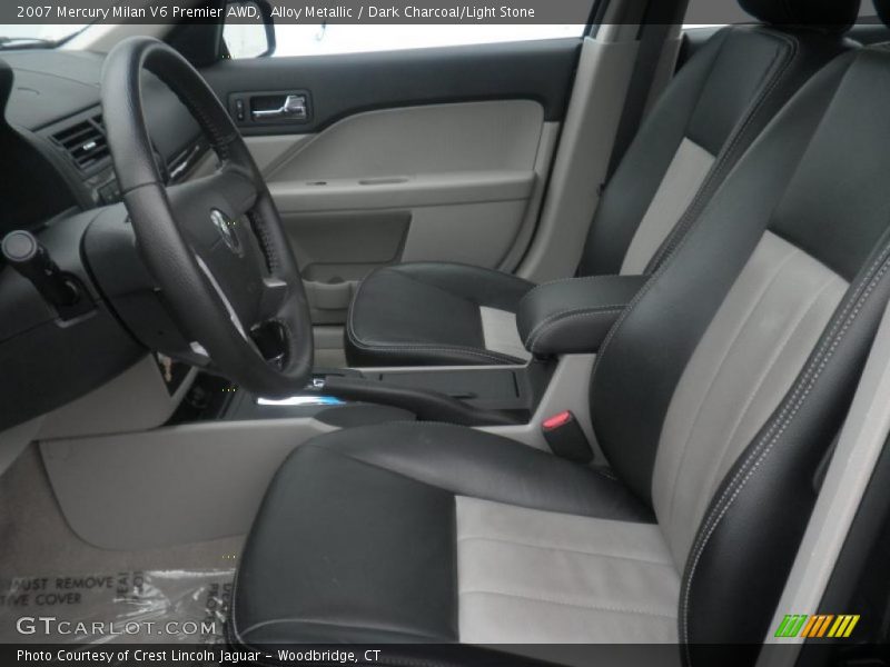 Alloy Metallic / Dark Charcoal/Light Stone 2007 Mercury Milan V6 Premier AWD