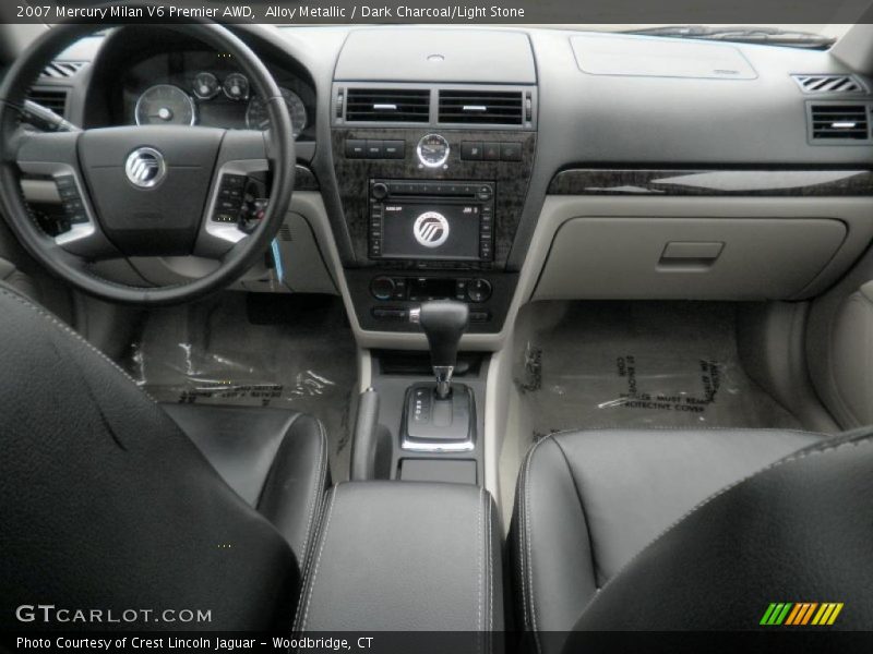 Alloy Metallic / Dark Charcoal/Light Stone 2007 Mercury Milan V6 Premier AWD