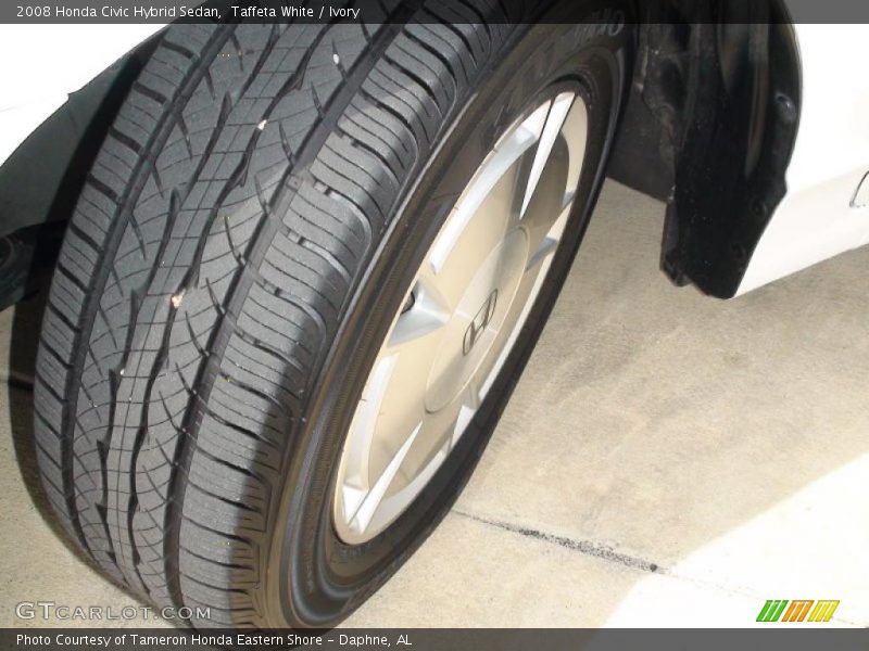 Taffeta White / Ivory 2008 Honda Civic Hybrid Sedan