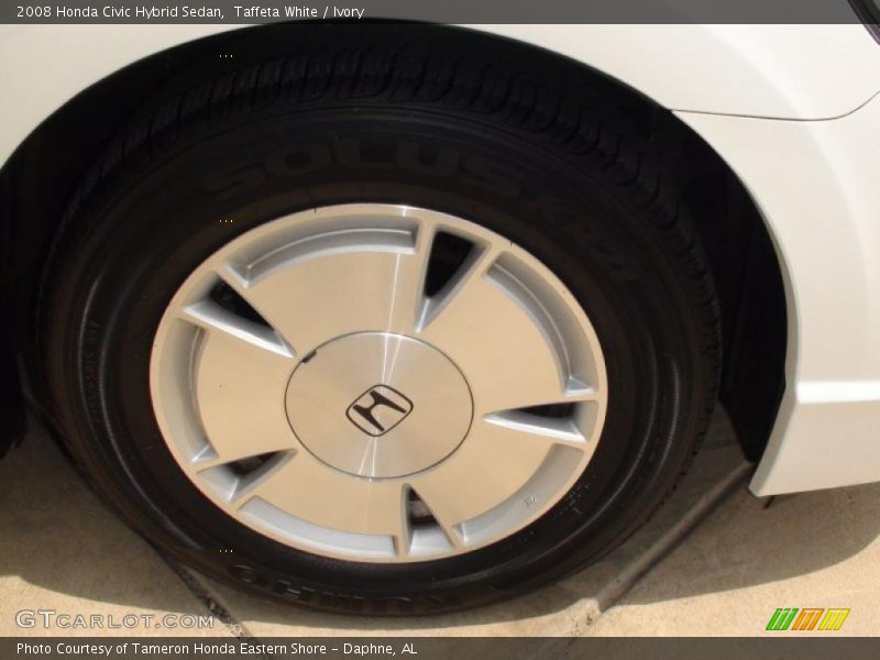 Taffeta White / Ivory 2008 Honda Civic Hybrid Sedan