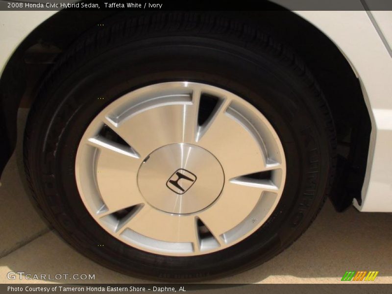 Taffeta White / Ivory 2008 Honda Civic Hybrid Sedan