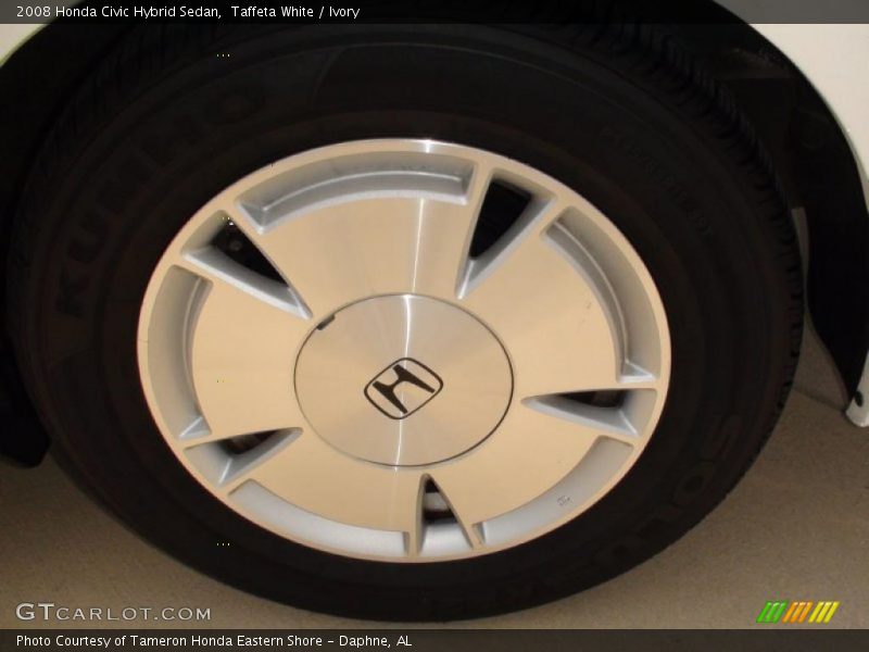 Taffeta White / Ivory 2008 Honda Civic Hybrid Sedan