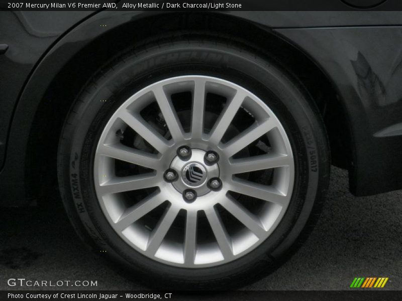 Alloy Metallic / Dark Charcoal/Light Stone 2007 Mercury Milan V6 Premier AWD