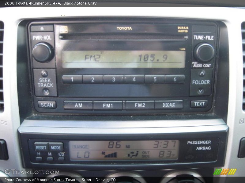 Black / Stone Gray 2006 Toyota 4Runner SR5 4x4