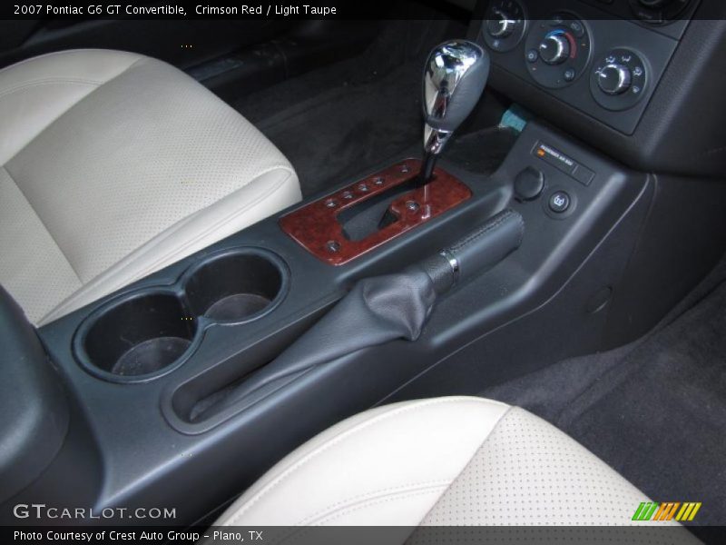 Crimson Red / Light Taupe 2007 Pontiac G6 GT Convertible