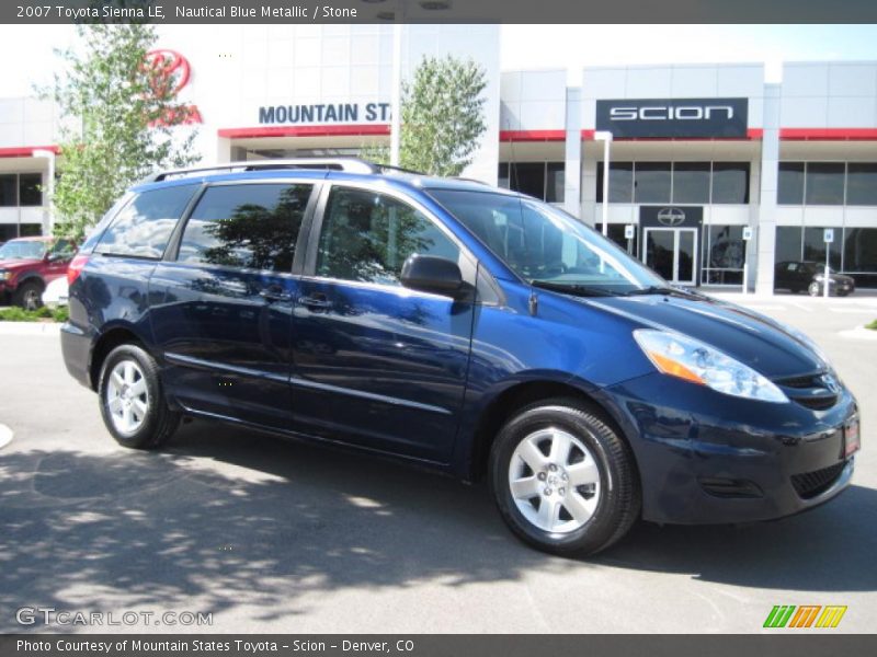 Nautical Blue Metallic / Stone 2007 Toyota Sienna LE