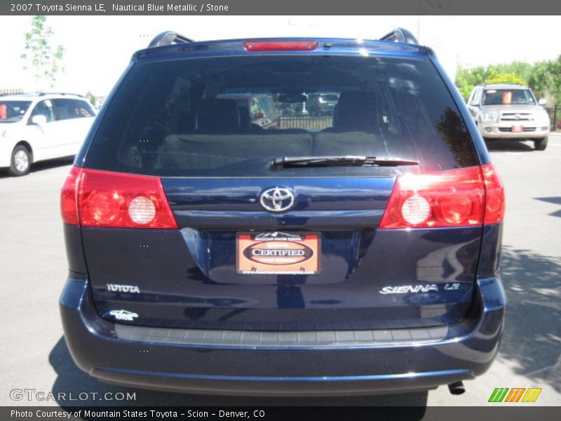 Nautical Blue Metallic / Stone 2007 Toyota Sienna LE
