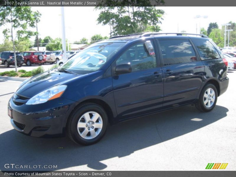 Nautical Blue Metallic / Stone 2007 Toyota Sienna LE