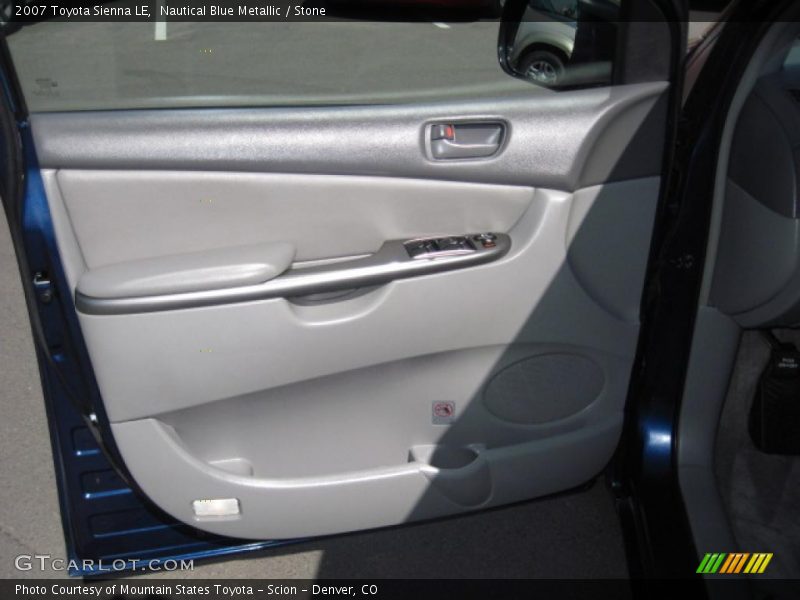 Nautical Blue Metallic / Stone 2007 Toyota Sienna LE