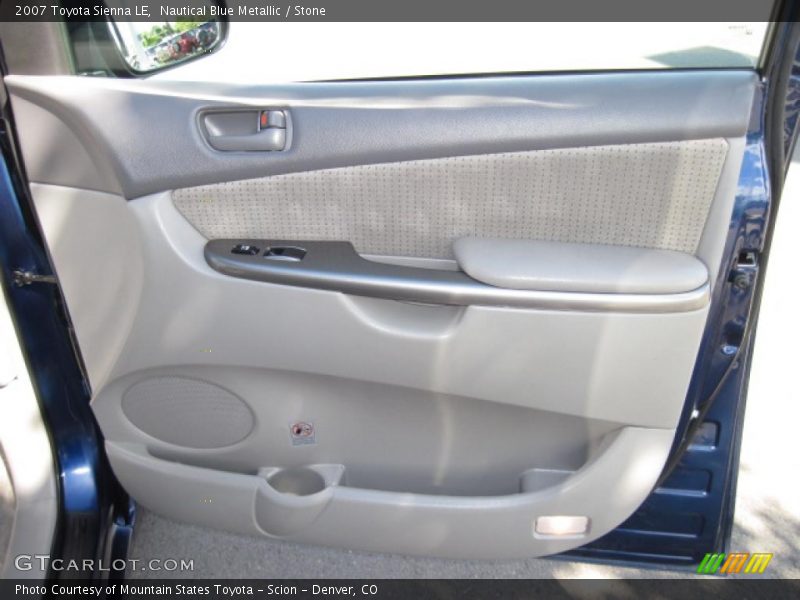Nautical Blue Metallic / Stone 2007 Toyota Sienna LE