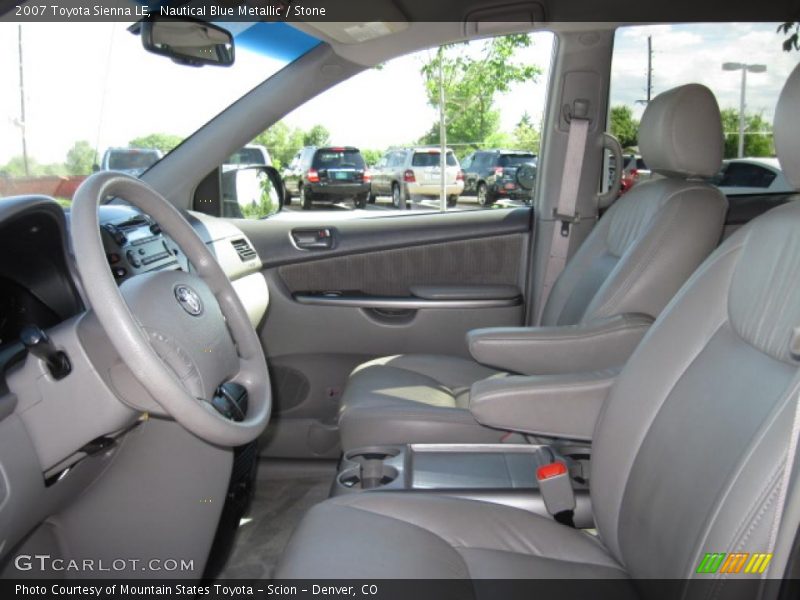 Nautical Blue Metallic / Stone 2007 Toyota Sienna LE