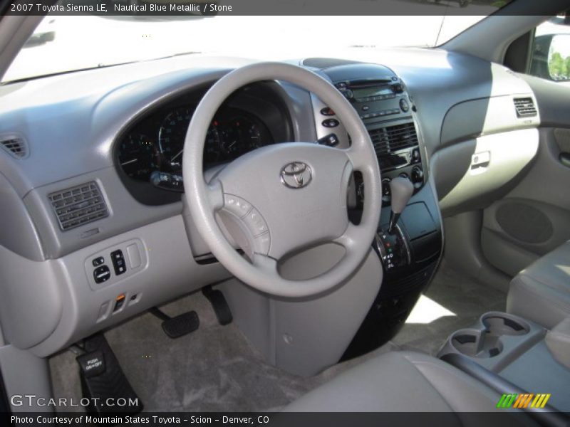 Nautical Blue Metallic / Stone 2007 Toyota Sienna LE