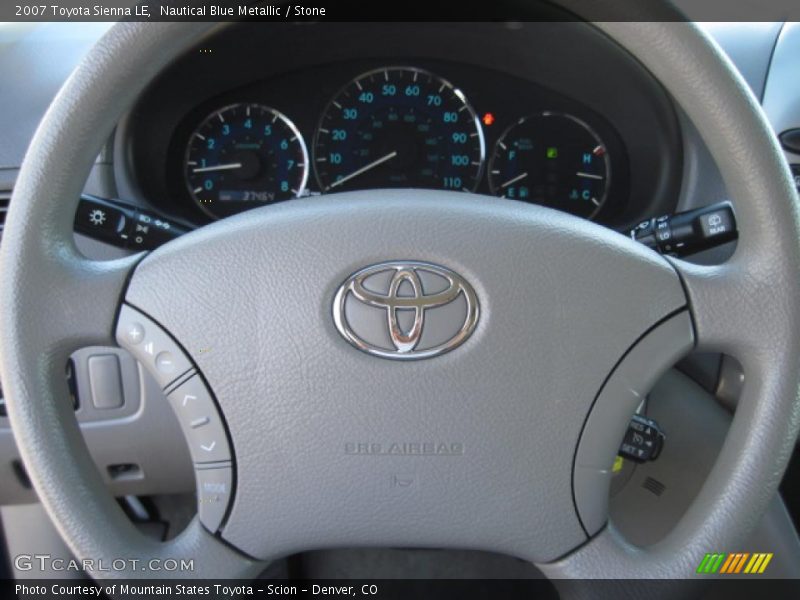 Nautical Blue Metallic / Stone 2007 Toyota Sienna LE