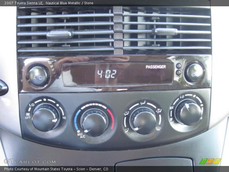 Nautical Blue Metallic / Stone 2007 Toyota Sienna LE