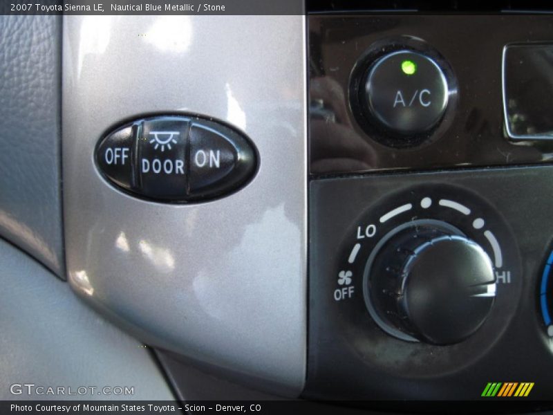 Nautical Blue Metallic / Stone 2007 Toyota Sienna LE