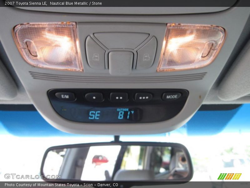 Nautical Blue Metallic / Stone 2007 Toyota Sienna LE