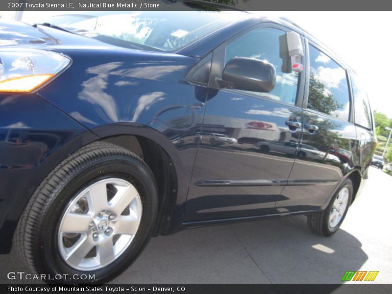 Nautical Blue Metallic / Stone 2007 Toyota Sienna LE