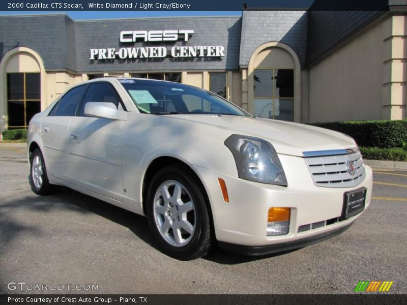 White Diamond / Light Gray/Ebony 2006 Cadillac CTS Sedan