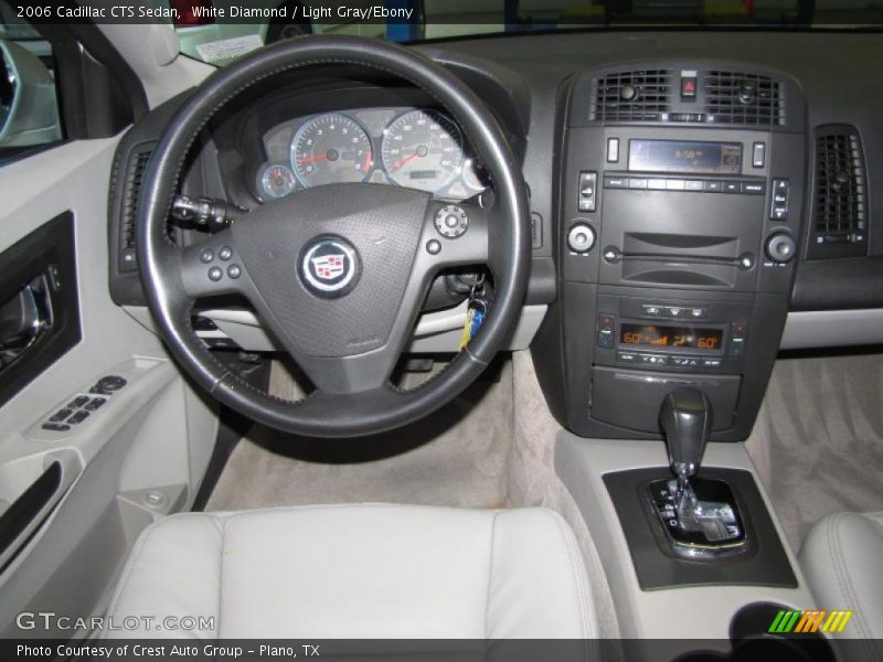 White Diamond / Light Gray/Ebony 2006 Cadillac CTS Sedan