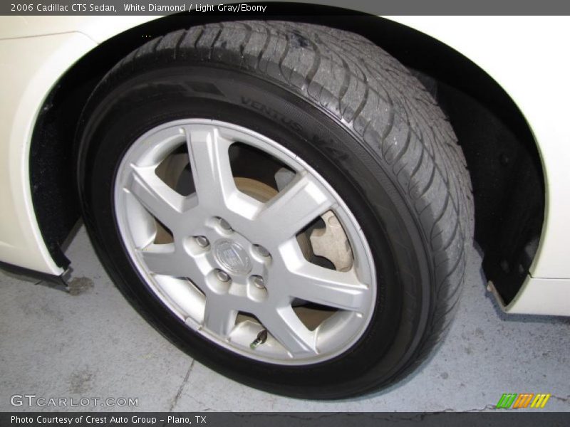White Diamond / Light Gray/Ebony 2006 Cadillac CTS Sedan