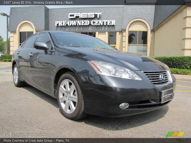 Smokey Granite Mica / Black 2007 Lexus ES 350