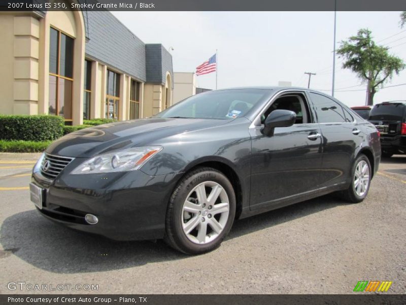 Smokey Granite Mica / Black 2007 Lexus ES 350
