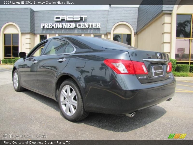 Smokey Granite Mica / Black 2007 Lexus ES 350