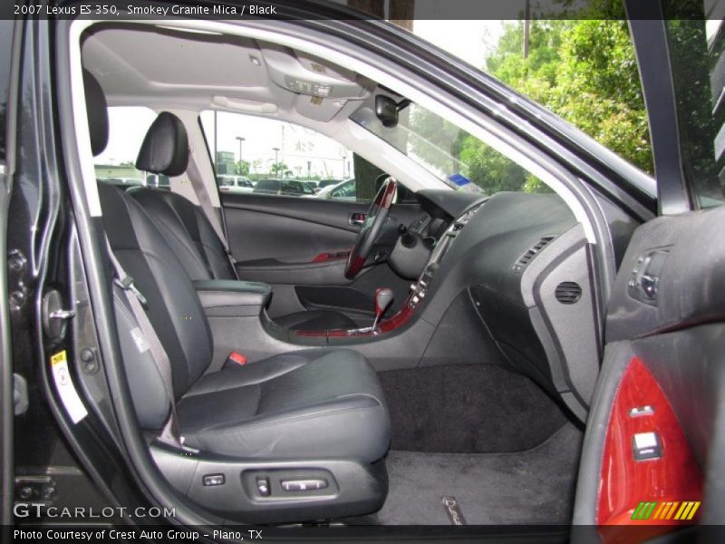 Smokey Granite Mica / Black 2007 Lexus ES 350